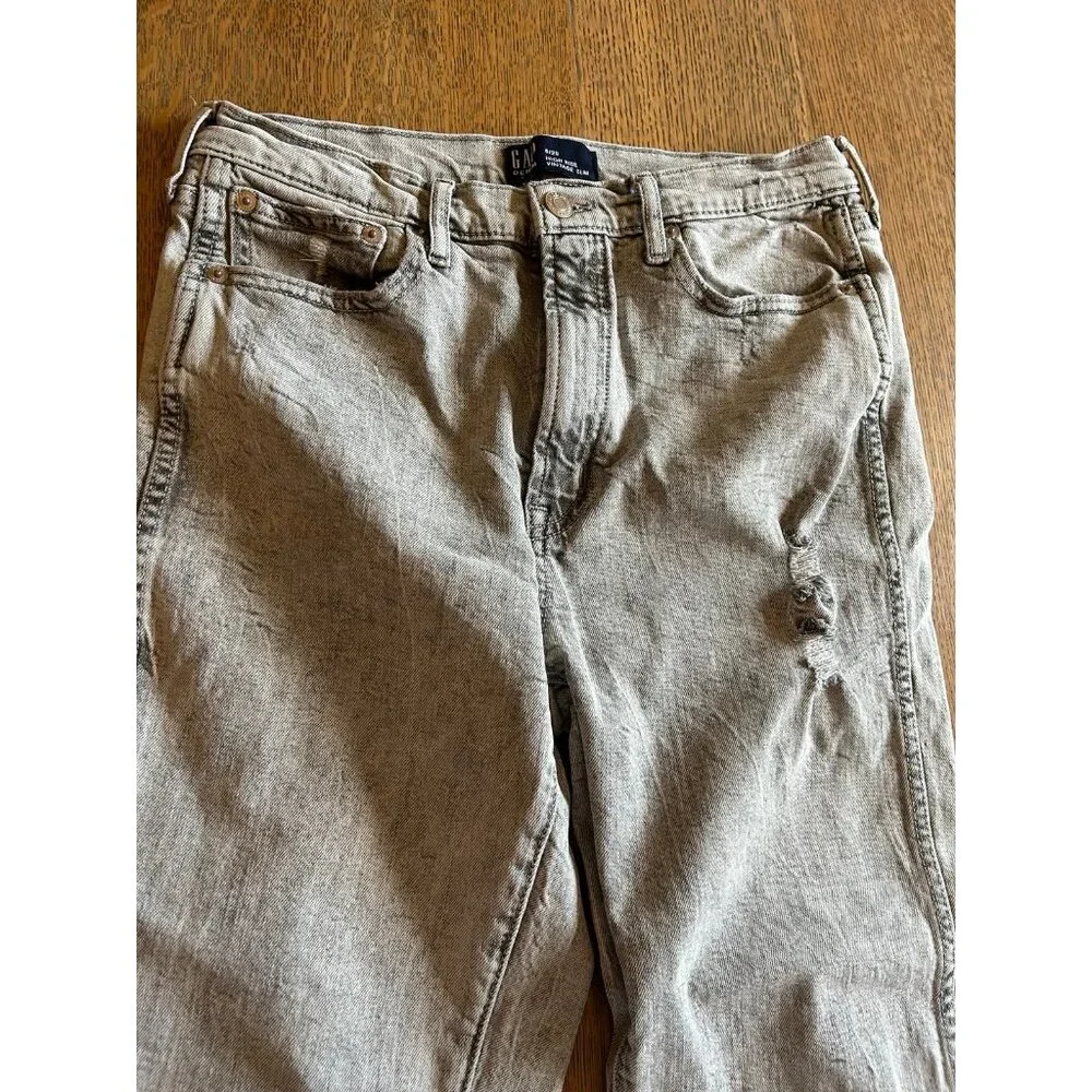 Gap High Rise Vintage Slim Women’s Jeans size 6 - Picture 3 of 11